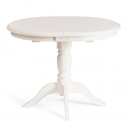 Стол СТЕФАНО бук, мдф, 100+30кс80кс77см, Иворй вхите / STEFANO 100+30x80x77см, Ivory white_2