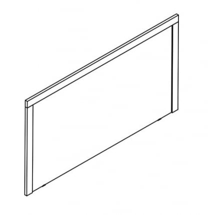 Изголовье напольное КПС 1218 Белый / KPS_1
