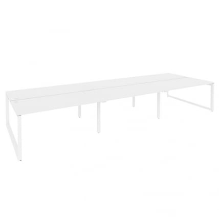 Рабочая станция на О-образном м/к ОНИКС О.МО-Д.РС-6.4.8 Белый Бриллиант / ONIX O.MO-D.RS-6.4.8_0