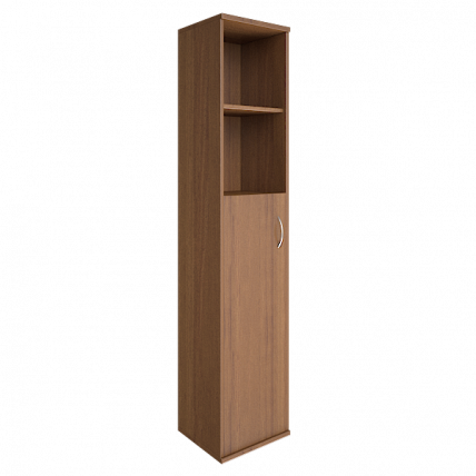 Шкаф высокий узкий левый Рива А.СУ-1.6 Л Орех Гварнери / Riva_0