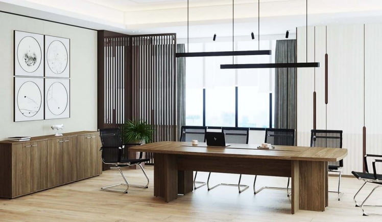 Стол переговорный большой Винг ВН.501.ОД Дуб темный / Wing WN.501.OD_1