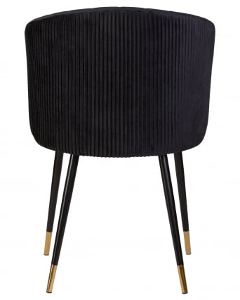 Стул обеденный ДОБРИН МАРЙ Черный велюр 1922-21 / DOBRIN MARY_4