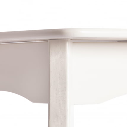 Стол CАТЕРИНА ПРОВЕНCЕ бук, мдф, 100+30кс70кс75 см, Иворй вхите / CATERINA PROVENCE 100+30x70x75 Ivory white_13