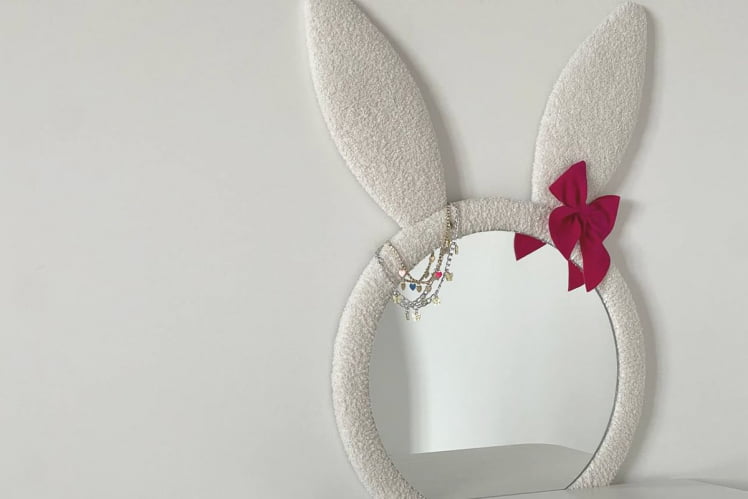 Набор детский Зайка МК-0019 белое дерево/белый (плюш) / MK-0019_14