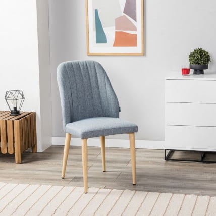 Стул Ален св.серый/нат.дуб / Alen_5