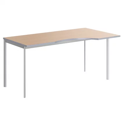 Стол эргономичный ИМАГО-С CА-1С(Л/Р) клен алюминий / IMAGO-S CA-1S(L/R)_0