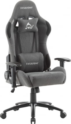 Кресло геймерское Еверпроф Гхост Ткань Серый / Everprof Ghost_0