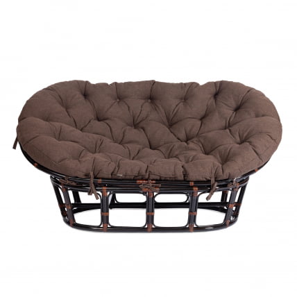 Диван МАМАСАН/МАМАСАН 23/02 В /с подушкой/ подушка 182х119 см, 169х102х80 см, Антикуе бровн (античный черно-коричневый), ткань, коричневый, 3М7 / MAMASAN/МАМАСАН W Antique brown_2