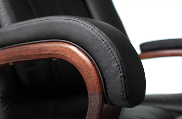 Кресло руководителя Бюрократ Т-9925ВАЛНУТ Черный / T-9925WALNUT_4