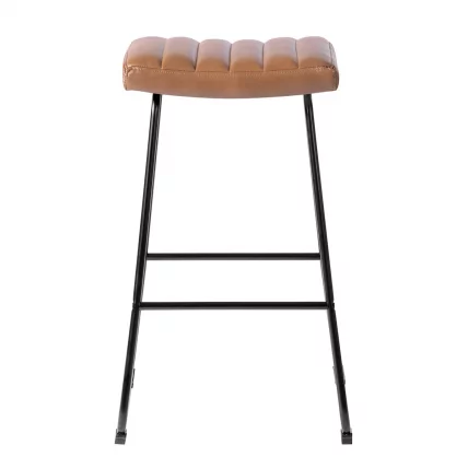 Стул барный Ковбой экокожа Коричневый_3