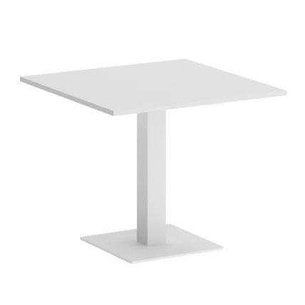 Стол журнальный квадратный ХОМЕ ОФФИCЕ ВР.СП-5-90.2 Белый Бриллиант/Белый металл / HOME OFFICE VR.SP-5-90.2_0