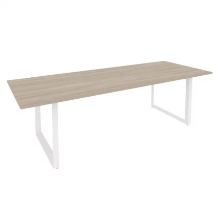 Стол переговорный на О-образном м/к ОНИКС О.МО-ПРГ-25 Дуб Аттик/Белый / ONIX O.MO-PRG-25_0
