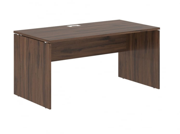 Стол письменный ЕДИС ЕДСТ 1580 Дуб Денвер темный Белый / EDIS EDST_0