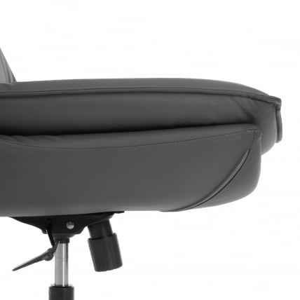 Кресло лаунж Космо экокожа, графит / Cosmo_10