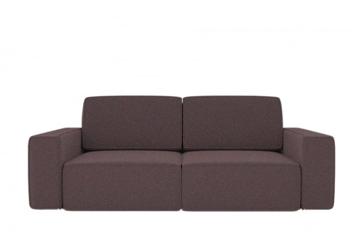 Диван прямой Сунндал (Берхоусе) Цвет фасада: Кофе рогожка; Тип: Прямой; Материал фасада: Микророгожка / (Berhouse)_0