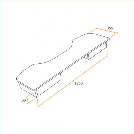 Надстройка СтрикеТоп (120) НЕО блаcк/ред, черный/красная кромка / StrikeTop NEO black/red,_5