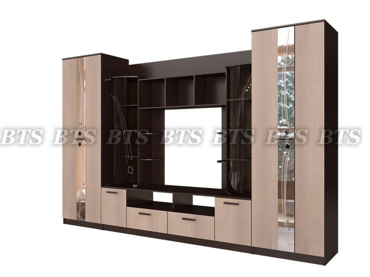 Гостиная Венеция (БТС) Венге/лоредо / (BTS)_2