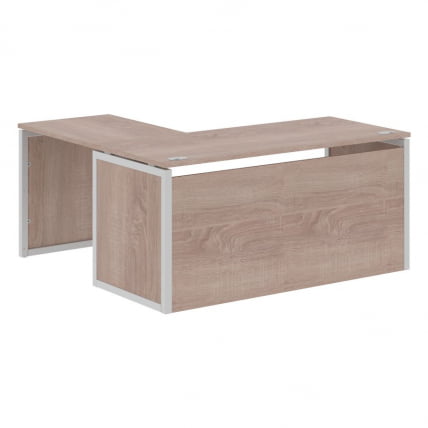 Стол письменный угловой правый КСТЕН-КП КСКПCТ 1615Х Р Дуб Сонома Серый / XTEN-QP XQPCT 1615H R_0