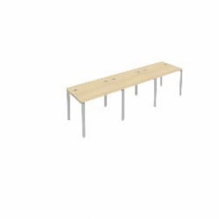 Рабочая станция на 3 раб.места Метал Сйстем Б.СМ-3.1 Акация/Серый / Metal System_0