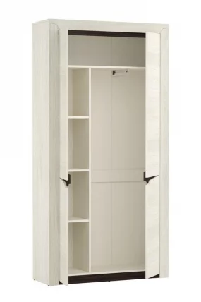 Шкаф комбинированный Лючия 33.15 Ясень Анкор светлый Венге_1