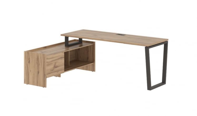 Стол с тумбой ЕДИС ЕВCТ 19614 Дуб Денвер светлый Мокко / EDIS EVCT_0