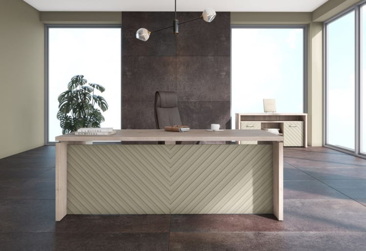 Кабинет руководителя Торр ЛУКС №6 Дуб Каньон Латте / Torr LUX_0