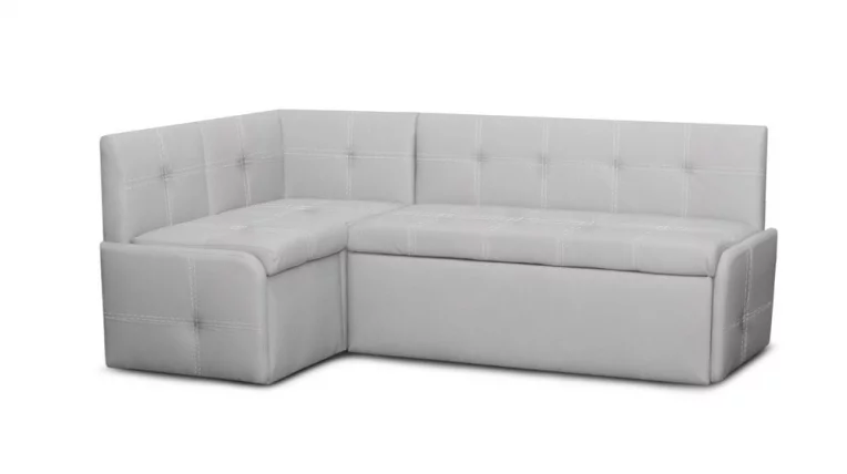 Кухонный уголок Вена иск.кожа Теос Вхите / Teos White_0