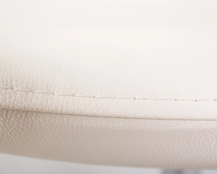 Кресло дизайнерское ДОБРИН СВАН Белый кожзам П23 / DOBRIN SWAN P23_9