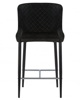 Стул полубарный ДОБРИН CХРИСТИАН 65 черный велюр В108-77 / DOBRIN CHRISTIAN V108-77_5