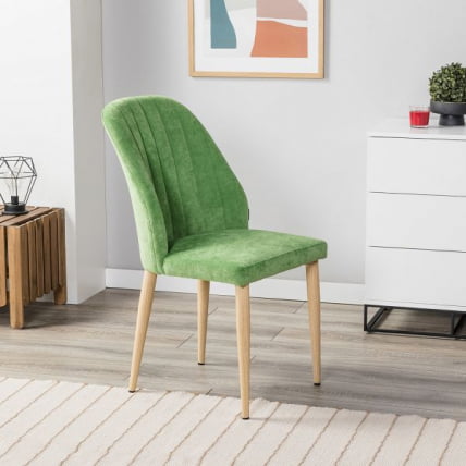 Стул Ален зеленый/нат.дуб / Alen_10