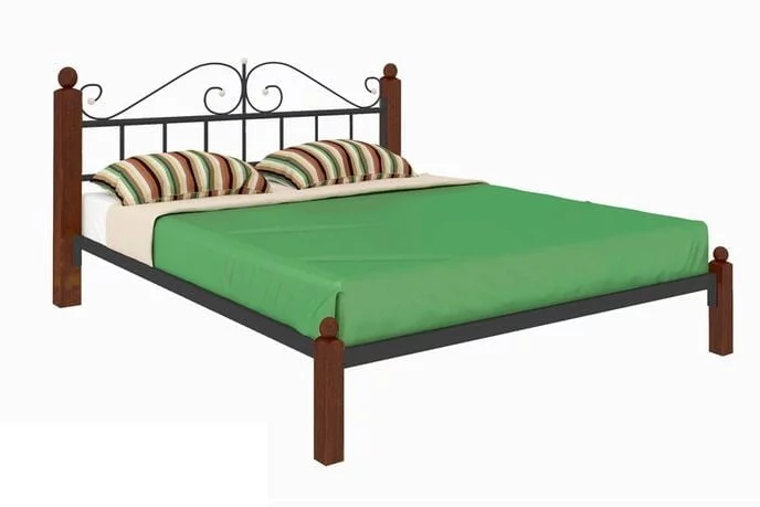 Кровать Диана Лукс 1200х1900 Желтая / Lux_0