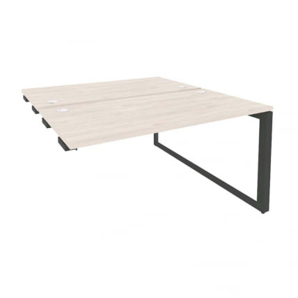 Стол-приставка двойной на О-образном м/к к опорым элем. ОНИКС О.МО-Д.СПР-3.7 Денвер Светлый/Антрацит / ONIX O.MO-D.SPR-3.7_0