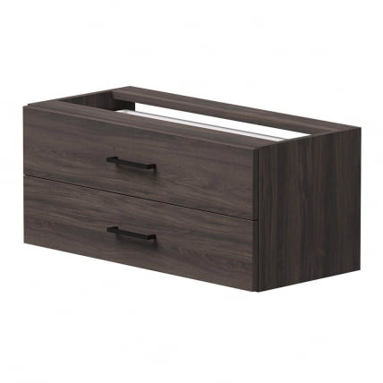 Модуль с ящиками для стеллажа металлического (комплект элементов стеллажа) Еверпроф ЕВО 254Н012 Дуб Пасадена Черный / Everprof EVO_0