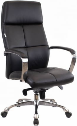 Кресло для руководителя Еверпроф Мадрид Кожа Черный / Everprof Madrid_0