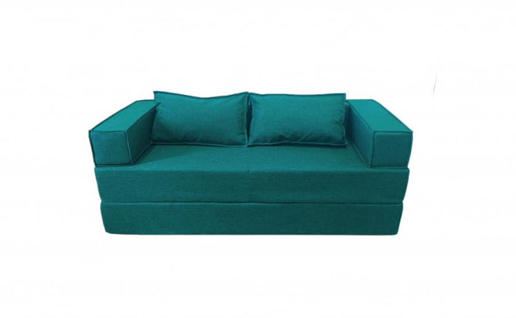 Диван прямой бескаркасный Хит (Берхоусе) Цвет фасада: Азур; Тип: Прямой; Материал фасада: Рогожка / (Berhouse)_0