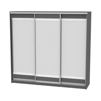 Шкаф-купе Б-230х235х60-3(Графит-Д10Д10Д10) / B-230х235х60-3(Графит-D10D10D10)_0