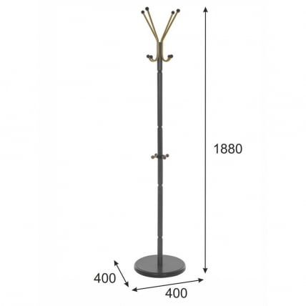 Вешалка напольная В 33Н Венге_4