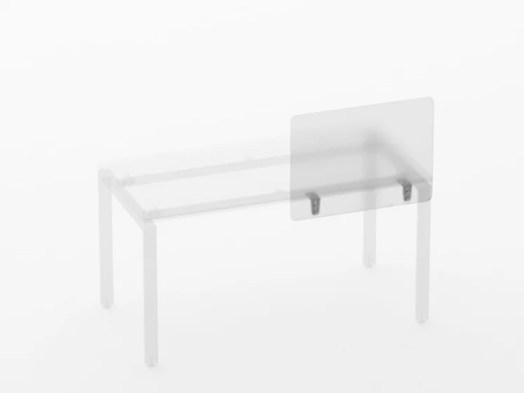 Экран (пластик) Дека 8.14.07 Белый-024 (без крепления) / Deka_0