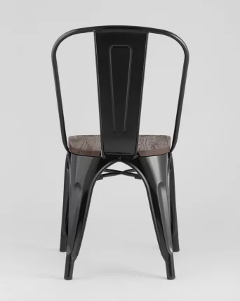 Стул Толикс Воод 850 Черный / Tolix Wood_5