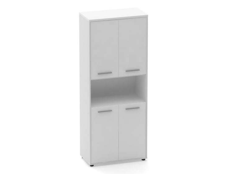 Шкаф 4 широкий закрытый с нишей Дека 10.19.121 Белый / Deka_0