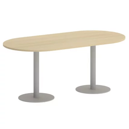 Стол овальный ХОМЕ ОФФИCЕ ВР.СП-5-180.1 Акация Лорка/Серый металл / HOME OFFICE VR.SP-5-180.1_0