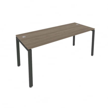 Стол письменный МЕТАЛ СЙСТЕМ Б.СП-5 Вяз/Антрацит / METAL SYSTEM_0