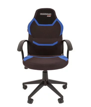 Кресло для геймеров CХАИРМАН ДРАЙВ (ГАМЕ) 9 Новое (НЕВ) Черный-синий / CHAIRMAN (GAME) (NEW)_1