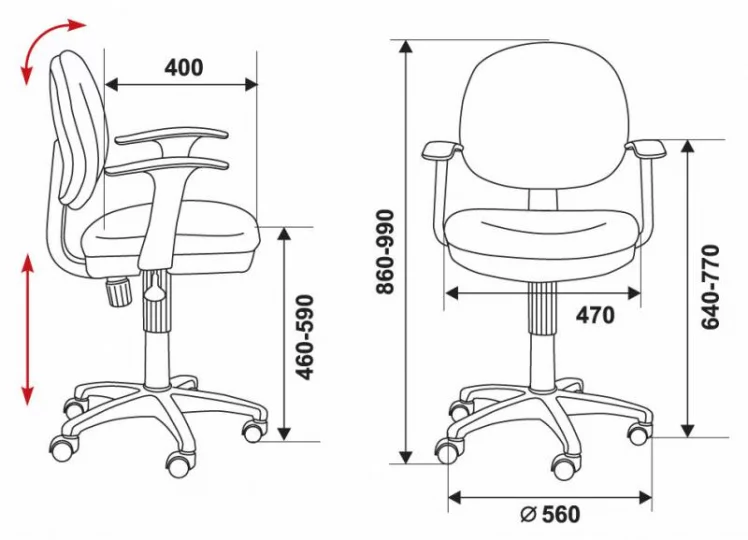 Кресло детское Бюрократ CХ-В356АКССН/15-75 / CH-W356AXSN/15-75_5