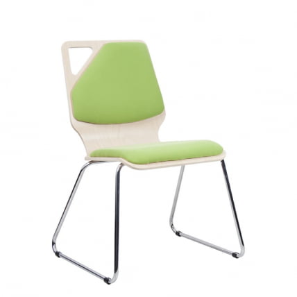 Офисный стул Моллй В-14 кожзам Зеленый В-13 / Molly V-14 V-13_0