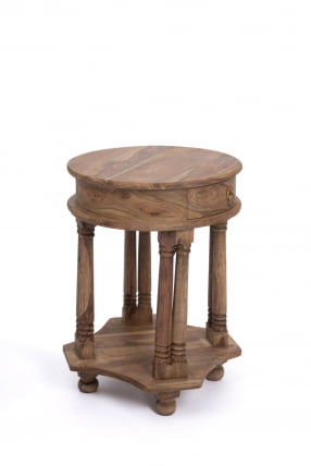 Кофейный стол Бомбей - 1149 палисандр, 45*45*60 см, Натурал тинтед (натуральный тонированный) / Natural tinted_0