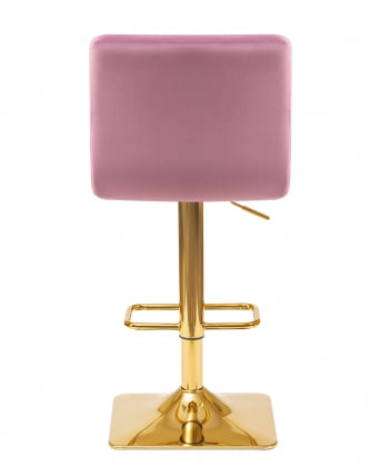 Стул барный ДОБРИН ГОЛДИЕ Пудрово-сиреневый велюр МДЖ9-52 / DOBRIN GOLDIE MJ9-52_4