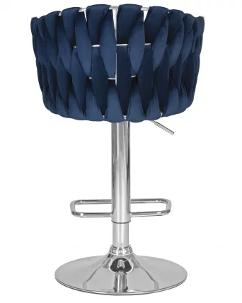 Стул барный ДОБРИН МАРCЕЛ Синий велюр МДЖ9-117 / DOBRIN MARCEL MJ9-117_4