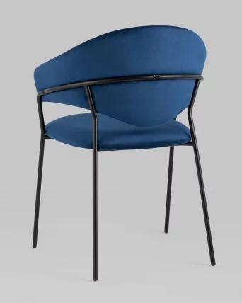 Стул Алексис велюр Синий_5
