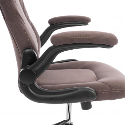 Кресло геймерское БАЗУКА металБЛ велюр, коричневый, 6 / BAZUKA metalBL_6